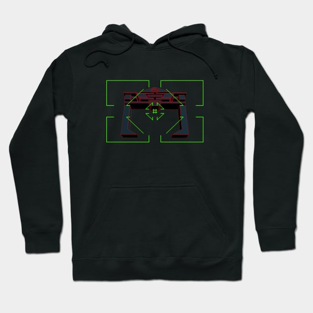 Tron Tank HUD Hoodie by CCDesign